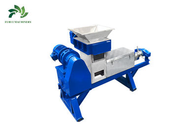 China Blaue Entwässerungsspindelpresse-Maschine für die Lebensmittelabfälle-Wiederverwertung 12r/Minute fournisseur